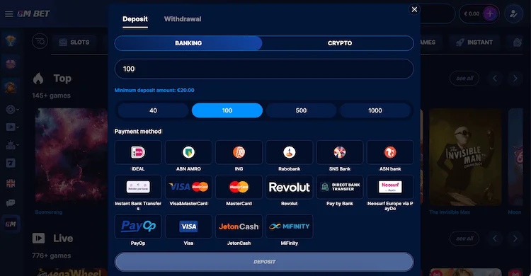 BM-Bet-betaalmethoden